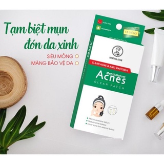 🎊Miếng dán mụn Acnes Clear Patch H12 miếng🎀