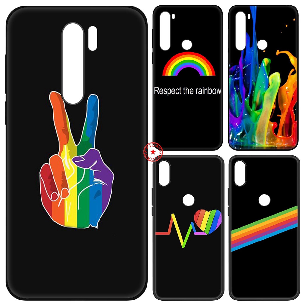 Ố́p điện thoại Silicone in hình biểu tượng LGBT dễ thương cho Xiaomi Redmi Note 8 7 6 5 Pro 5A Prime