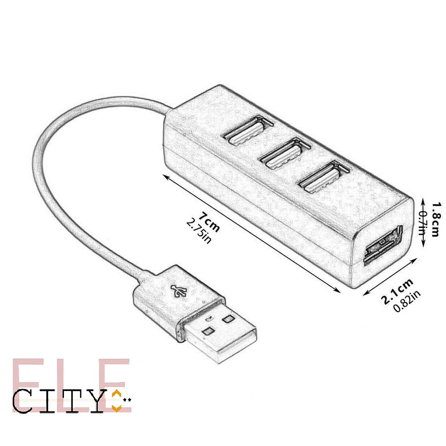 Bộ Chia 4 Cổng Usb 2.0 4 Cổng