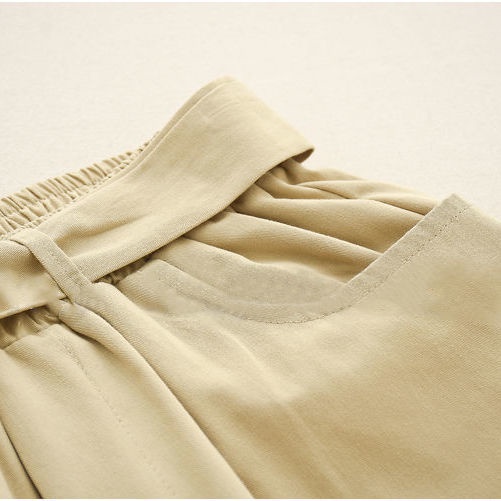 Quần Dài Thêu Hình Mèo Phong Cách Mori Nhật Bản Cho Trẻ Em