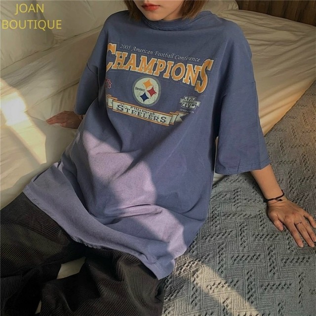 [Mã FAMAYWA giảm 10K đơn 50K] [Video Thật] Áo phông tay lỡ nữ nam, thun unisex form rộng Champions mềm mịn mát | BigBuy360 - bigbuy360.vn