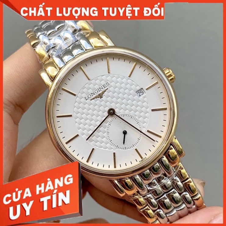 Đồng Hồ Nam L0ngines Sapphire LA315 Case 38mm Kim rốn Máy Cơ Automatic Nhật