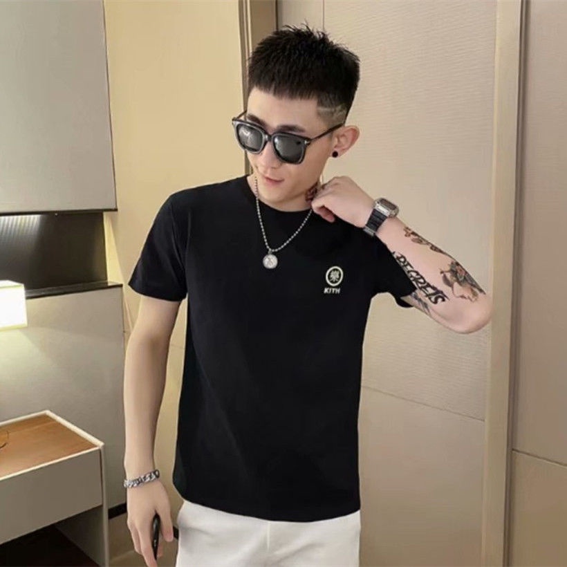Áo Thun Tay Ngắn Cổ Tròn In Họa Tiết Thời Trang Mùa Hè Cho Nam 202