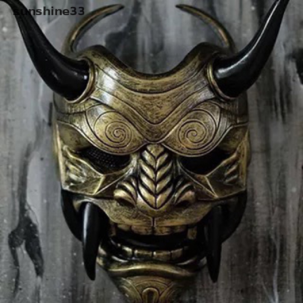 Mặt Nạ Nửa Mặt Hóa Trang Samurai Nhật Bản Độc Đáo