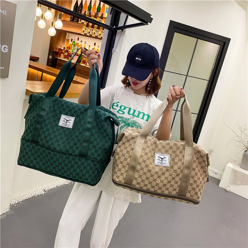 Túi xách du lịch cỡ lớn có ngăn đựng đồ khô ướt tách biệt tiện dụng