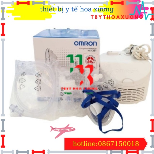 [Hàng Chính Hãng] Máy Xông Khí Dung Mũi Họng Omron NE-C101 Bảo Hành 2 Năm