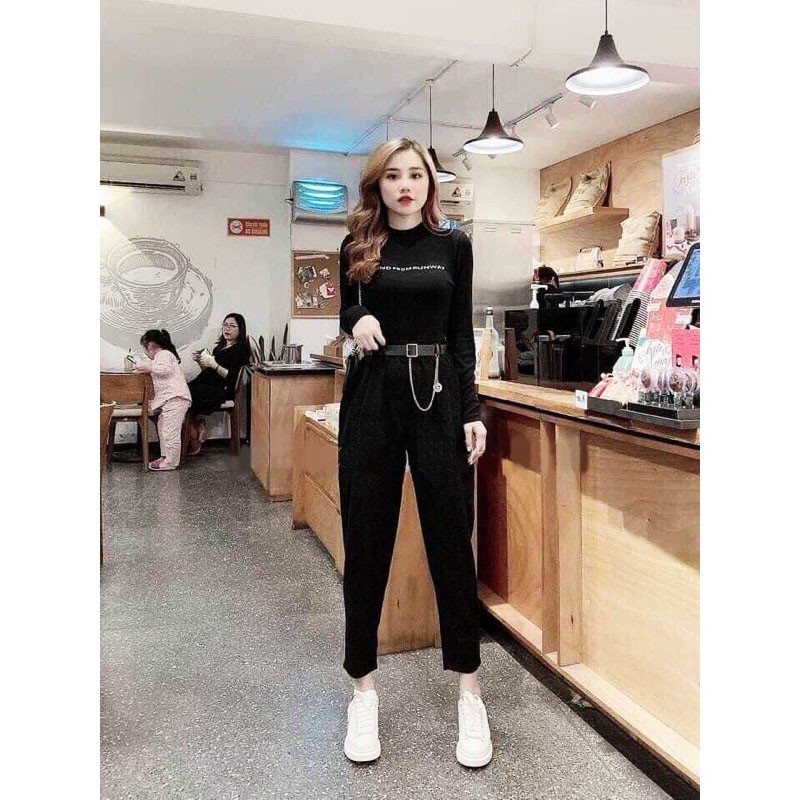 Quần Baggy Nhung Tăm Vải Dày Ấm - Không kèm đai | BigBuy360 - bigbuy360.vn