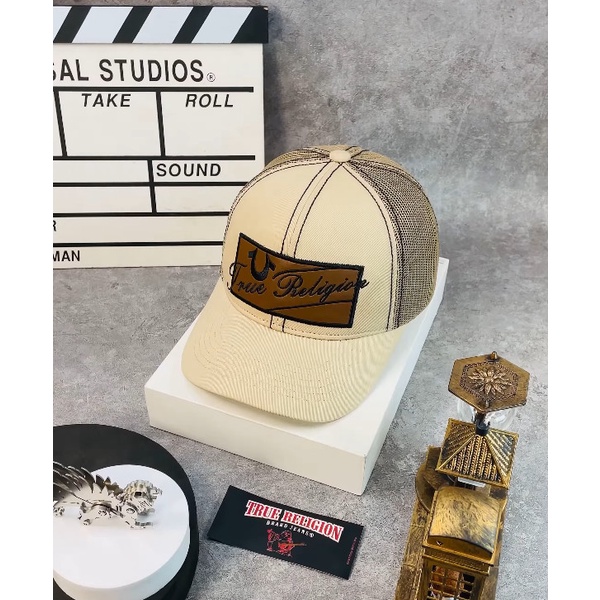 Nón Kết Ông Địa Vàng Da Bò