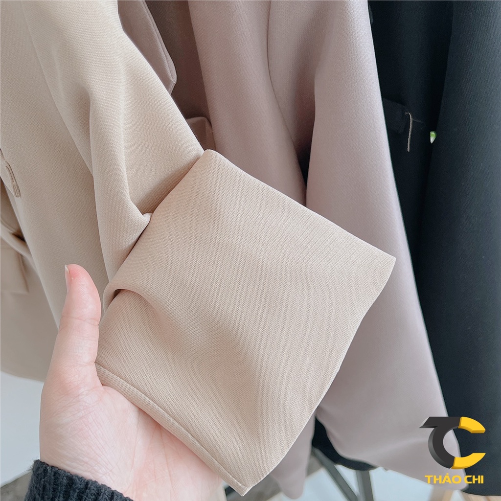 Áo khoác Blazer nữ chất tuyết mưa, áo khoác ves nữ đơn giản, nhẹ nhàng, trẻ trung phong cách Hàn Quốc | BigBuy360 - bigbuy360.vn