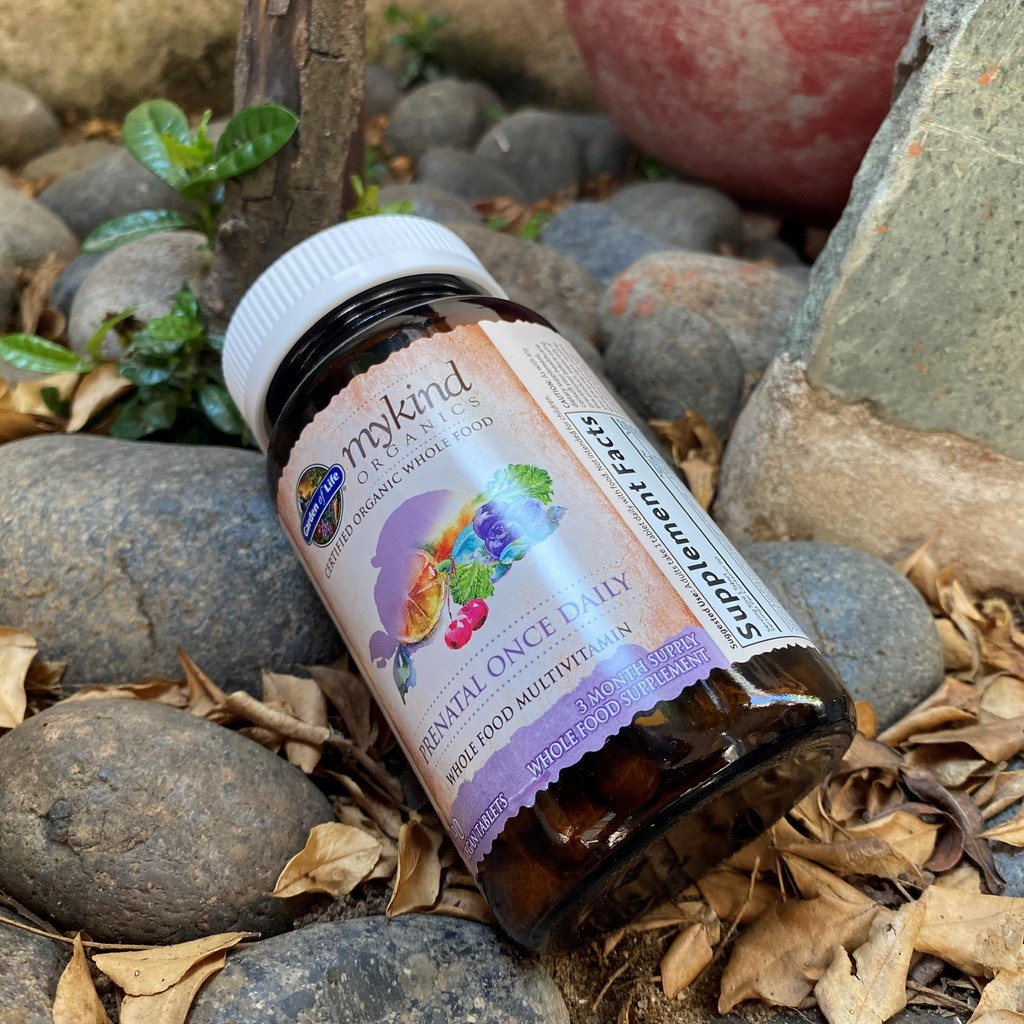 Viên vitamin bầu Garden of Life Mykind Organics Prenatal Once Daily tổng hợp từ thực vật hữu cơ