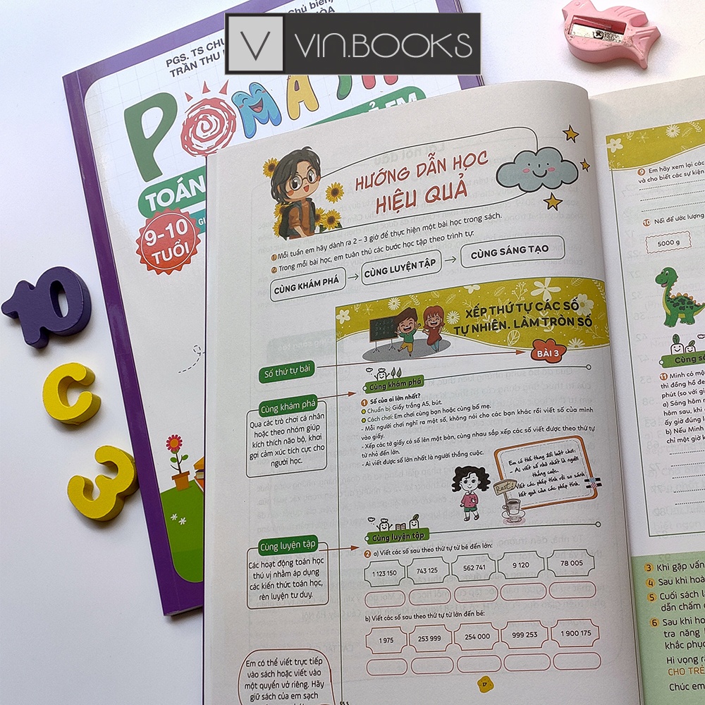Sách - Combo Toán Tư Duy Pomath Cho Trẻ 9 - 10 Tuổi
