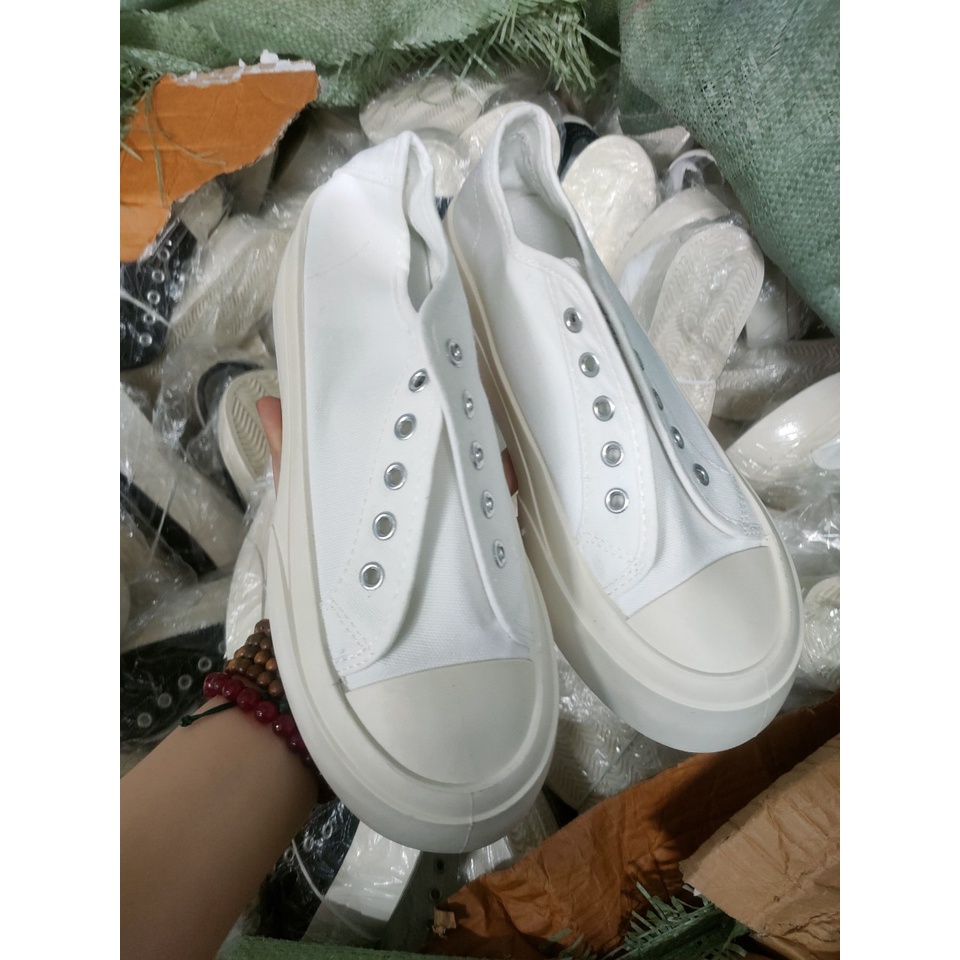 Giày Nữ Thể Thao Basic Viền Nhiều Màu Hot 555