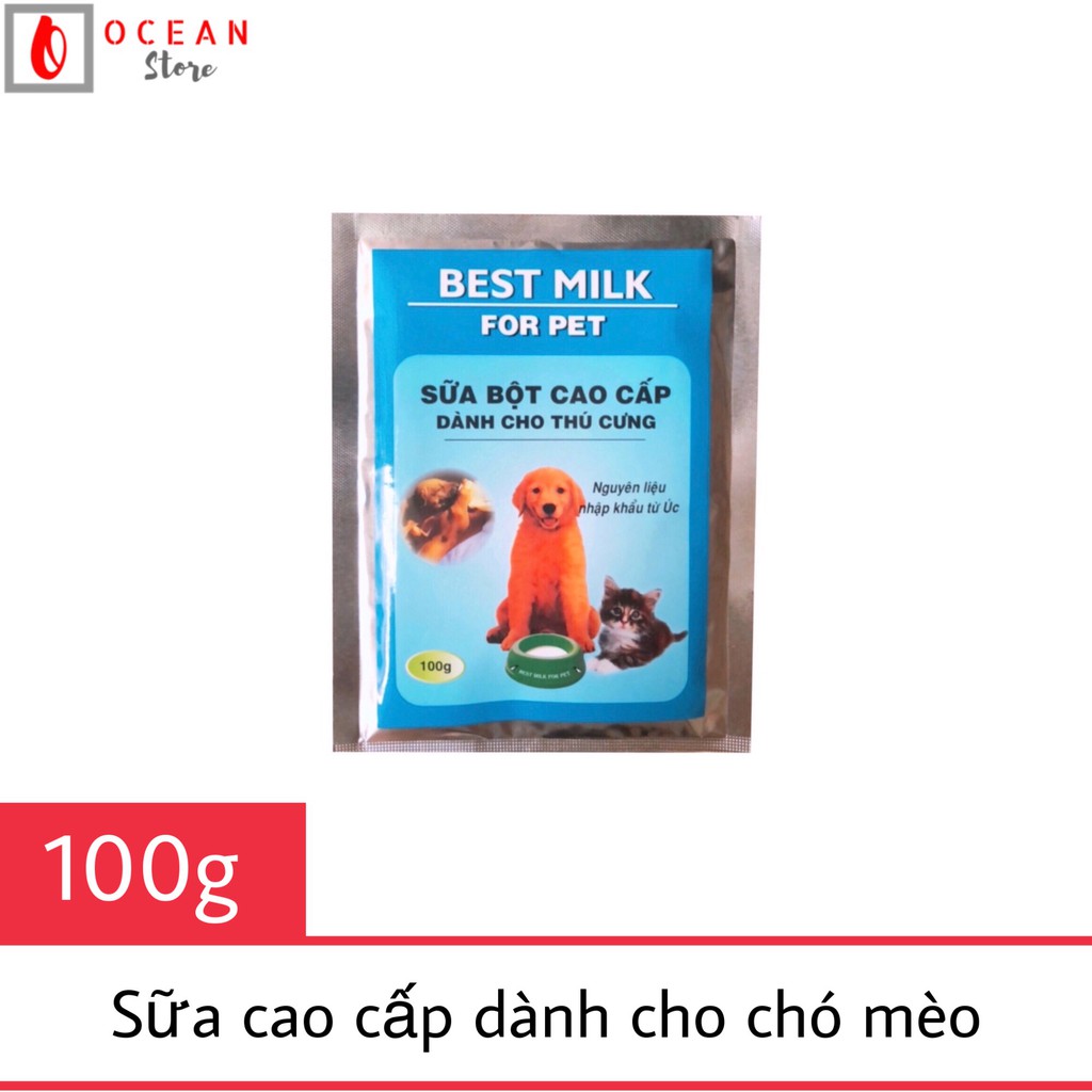 Sữa cao cấp dành cho chó mèo - Best Milk nguyên liệu nhập khẩu Úc