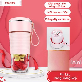 [4 lưỡi dao] Máy xay sinh tố - Máy xay hoa quả cầm tay - PIN 2600MAh - 1 đổi 1 trong 30 ngày