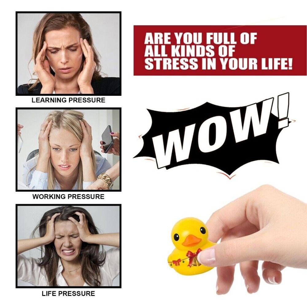 CHOOKEY Set 24 Vịt Cao Su Trang Trí Giáng Sinh Năm Mới