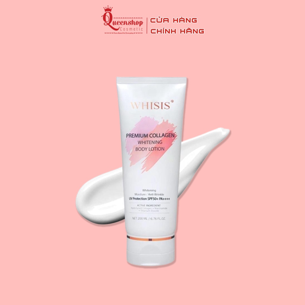 Kem Dưỡng Body Whisis Collagen Dưỡng Trắng, Chống Nắng, Nâng Tone