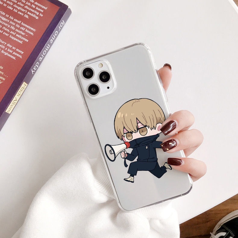 Ốp điện thoại mềm trong suốt in hình anime Jujutsu Kaisen Inumaki Toge cho Samsung s20 s10 s9 s8