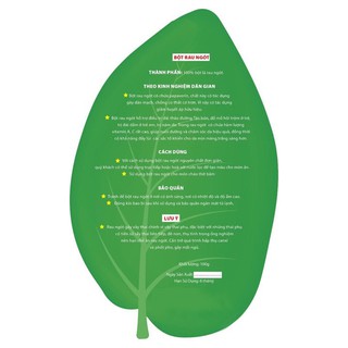 Bột Rau Ngót 100g