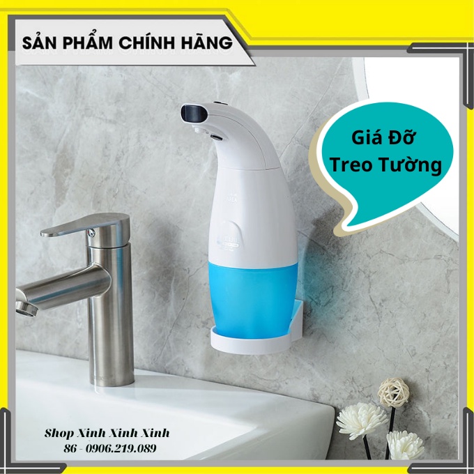 MÁY RỬA TAY TỰ ĐỘNG PHUN BỌT- PHUN CỒN CHIẾU TIA UV KHỬ KHUẨN DUNG TÍCH 330ML