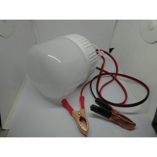 Bóng led kẹp bình acquy / đuôi xoắn e27 12v 15w / 18w