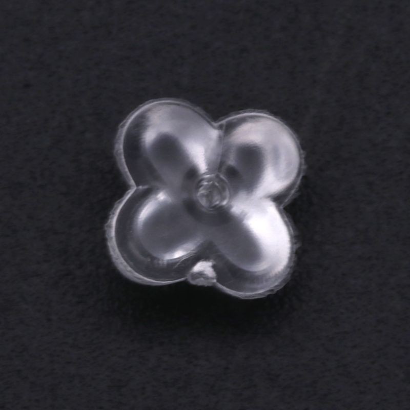 Bộ 50 miếng silicon hình bông hoa gắn chặn bông tai từ phía sau tai tiện dụng