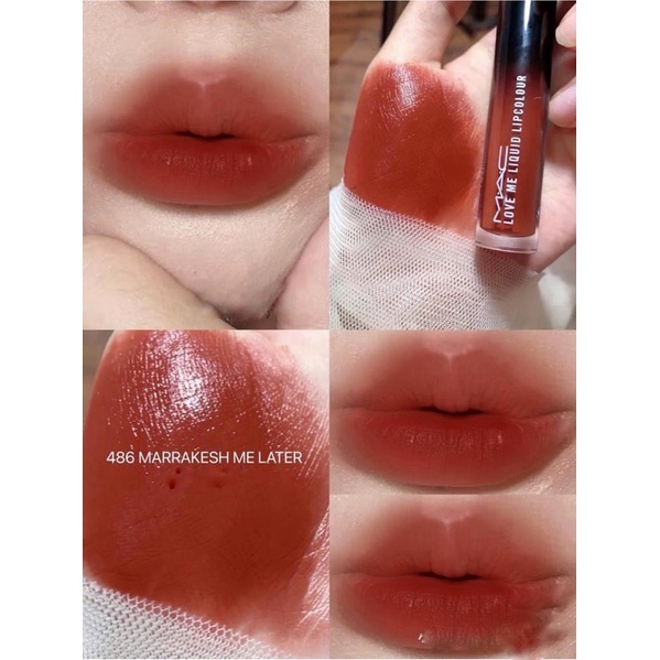 SON KEM MAC LOVE ME LIQUID LIPCOLOUR MÀU 486 MARRAKESH ME LATER