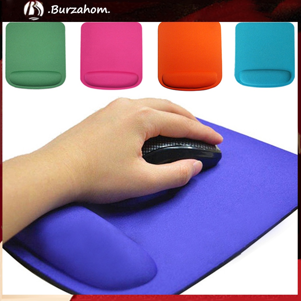 Bur_Home Office Non-Slip Wrist Support Game Mouse Pad Mat for Computer PC Laptop