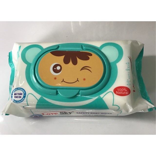 KHĂN UỚT KHÔNG MÙI BABY GIRL 125g AN TOÀN CHO TRẺ