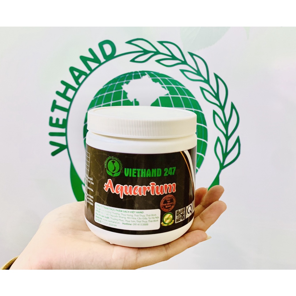 Vi Sinh Cho Cá Cảnh AQUARIUM VIETHAND247/ Nước trong cá khỏe/ Giảm mùi hôi tanh/ 4-5 tháng không phải thay nước 150gam