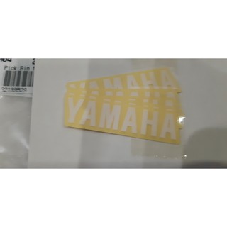 Tem chữ Yamaha nhỏ trắng