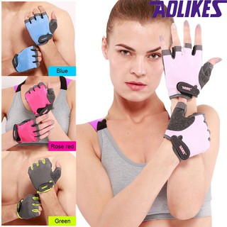 Găng Tay Tập Gym, Tập Tạ, Tập Thể Hình Nam Nữ Cao Cấp Sport Fitness Breathable Gloves AOLIKES TC-112