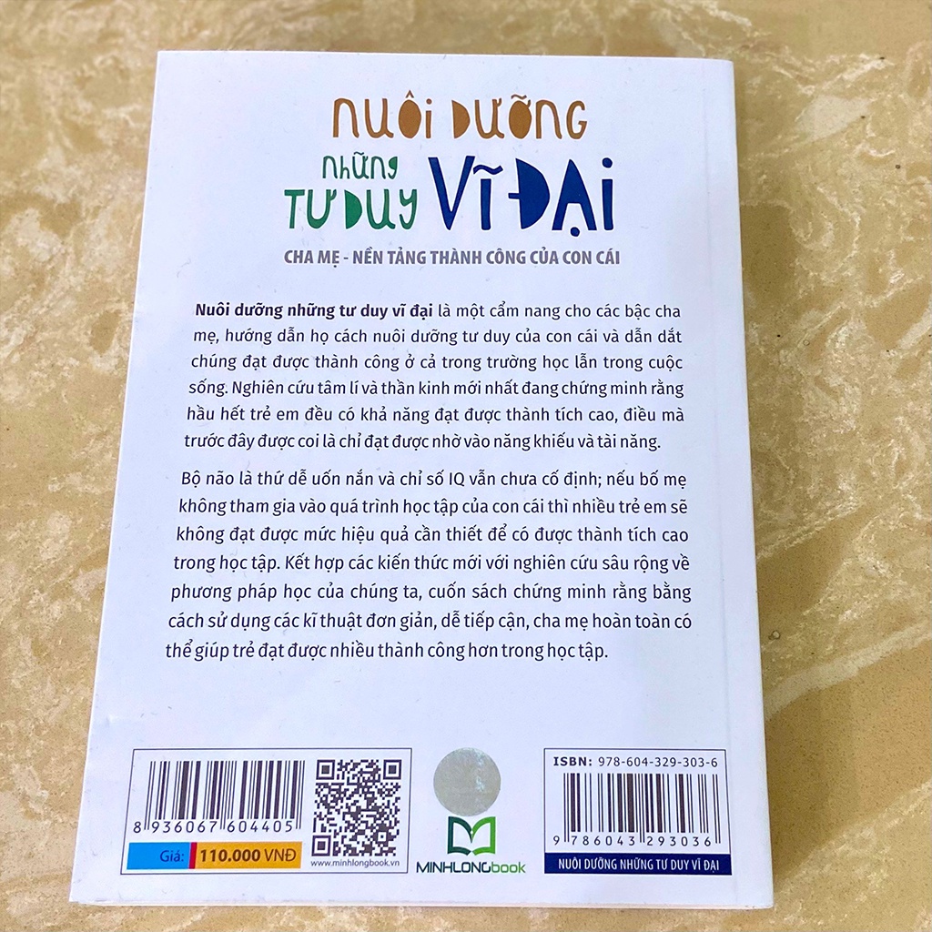 Sách : Nuôi Dưỡng Những Tư Duy Vĩ Đại