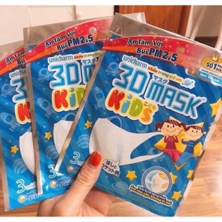 Khẩu trang Unicharm 3D mask cho bé