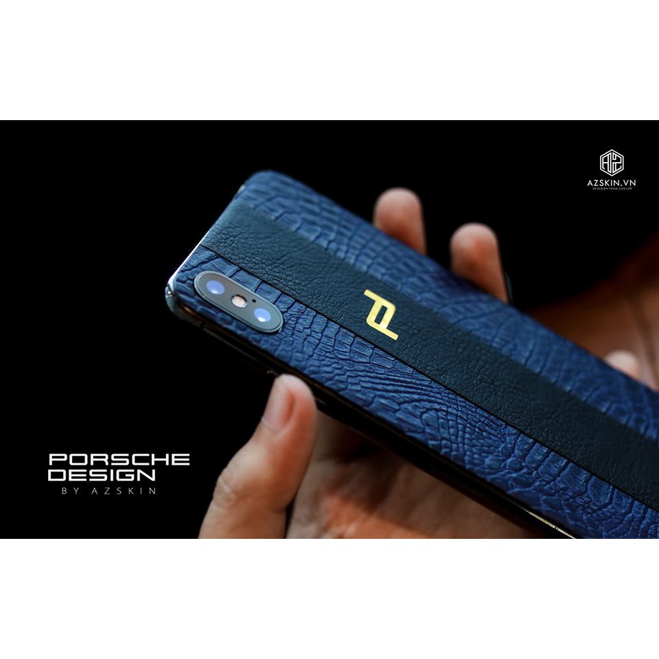 Miếng dán da bò Porsche Design xanh