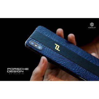 Miếng dán da bò Porsche Design xanh