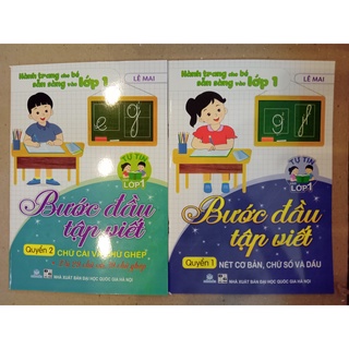 Sách - Combo Bước đầu tập viết (Quyển 1+Quyển 2)