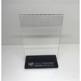 Menu mica A5, A4 để bàn, kệ mica, menu mica