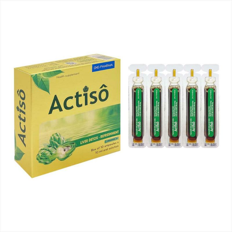 ACTISO ⚡CAM KẾT CHÍNH HÃNG ⚡THANH NHIỆT MÁT GAN 10 ỐNG