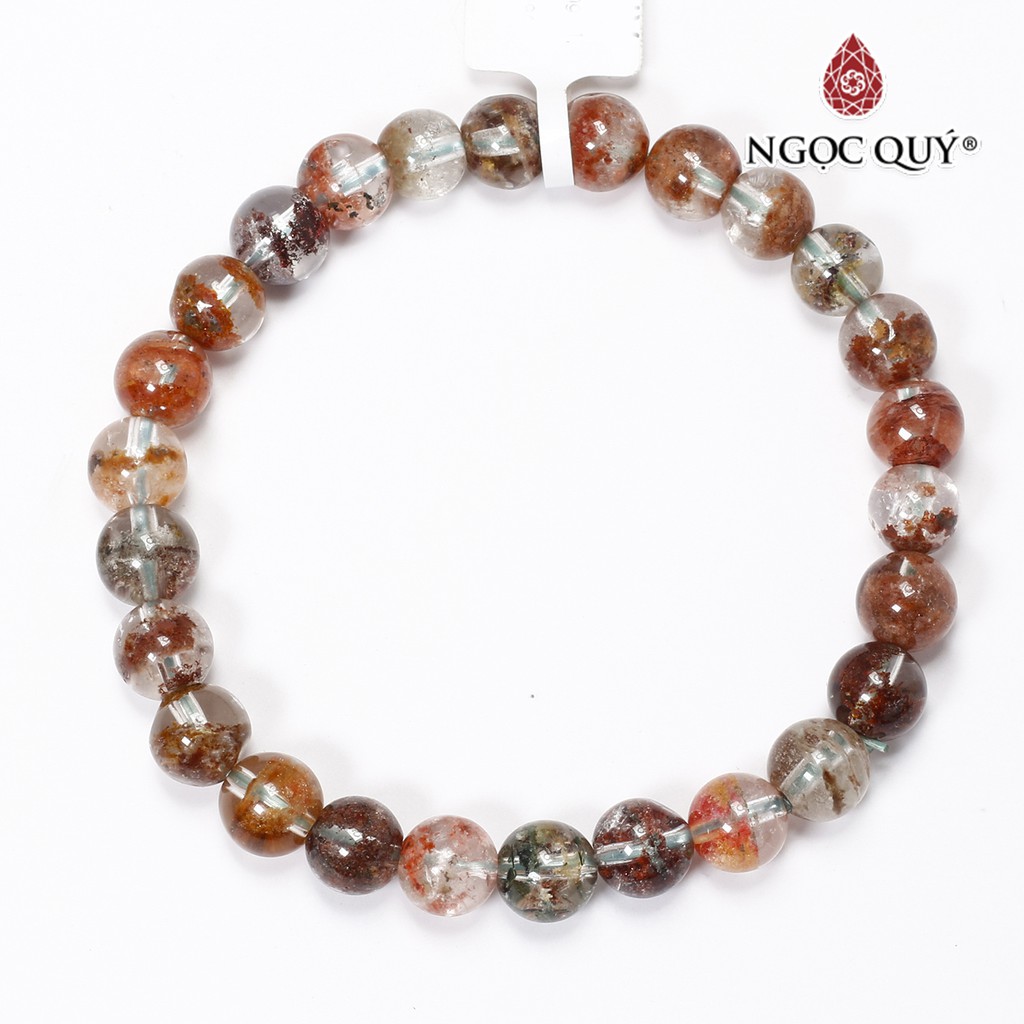 Vòng thạch anh ưu linh nâu đỏ quartz - Ngọc Quý