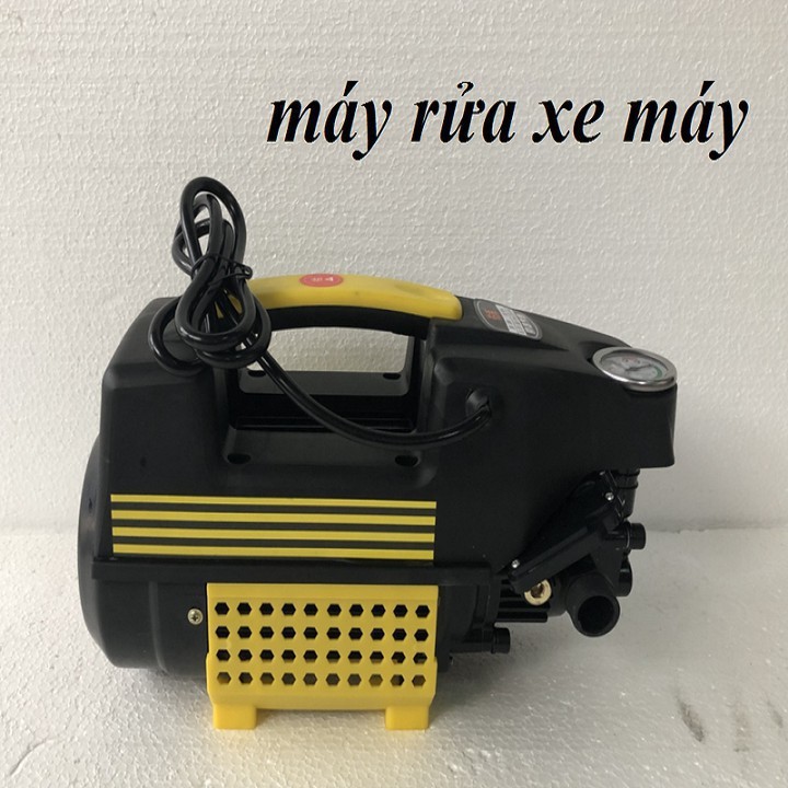 Máy Rửa Xe Mini Ô Tô, Xe Máy Áp Lực Cao Tặng Bình Xịt Tuyết _ Nhật Việt official .