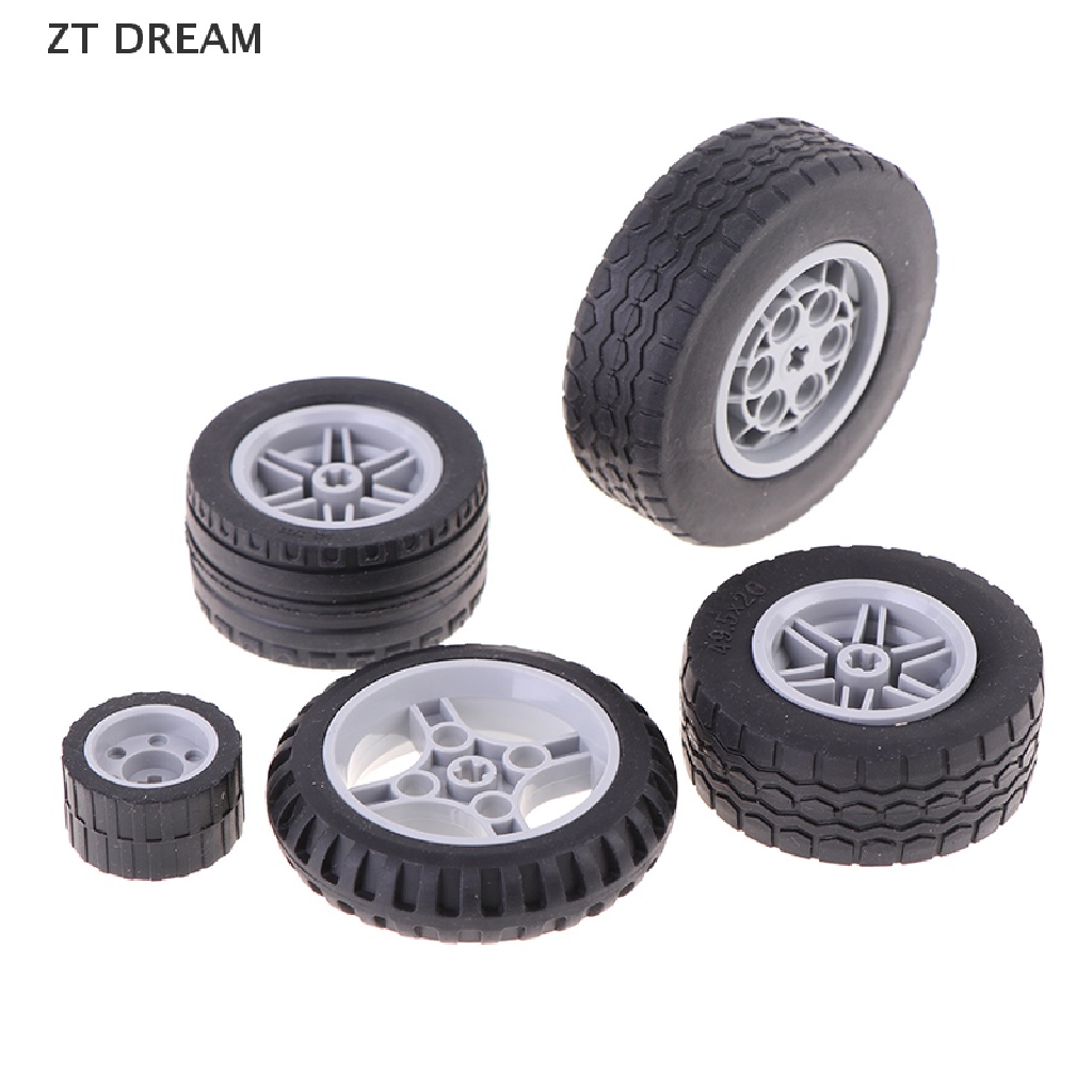ZTD Technic Parts for Lego Kits Tire Wheel Hub RC Car Building Blocks Model Sets DIY 07