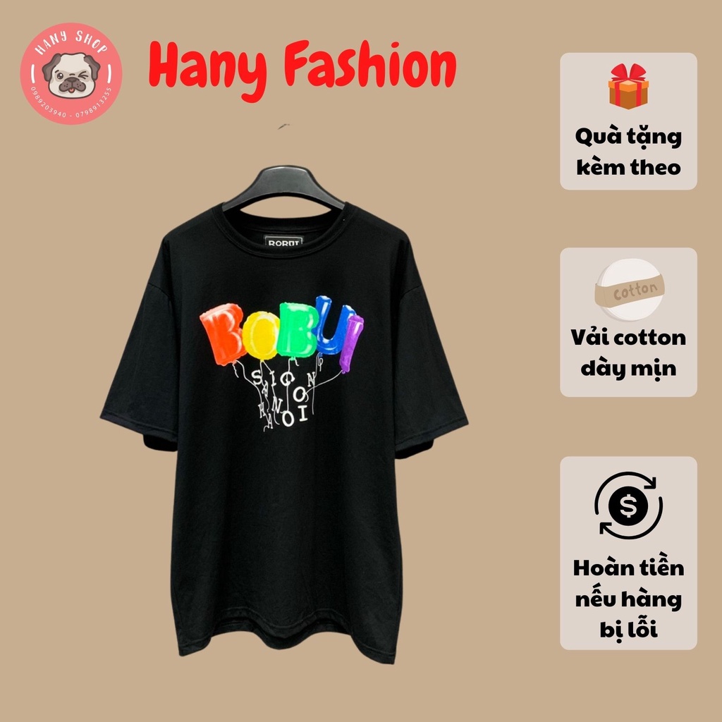 Áo thun BOBUI BALLOON LOGO - Áo thun Bo Bụi Bong Bóng Sài Gòn Hà Nội cực hot 2020 || Hany Shop