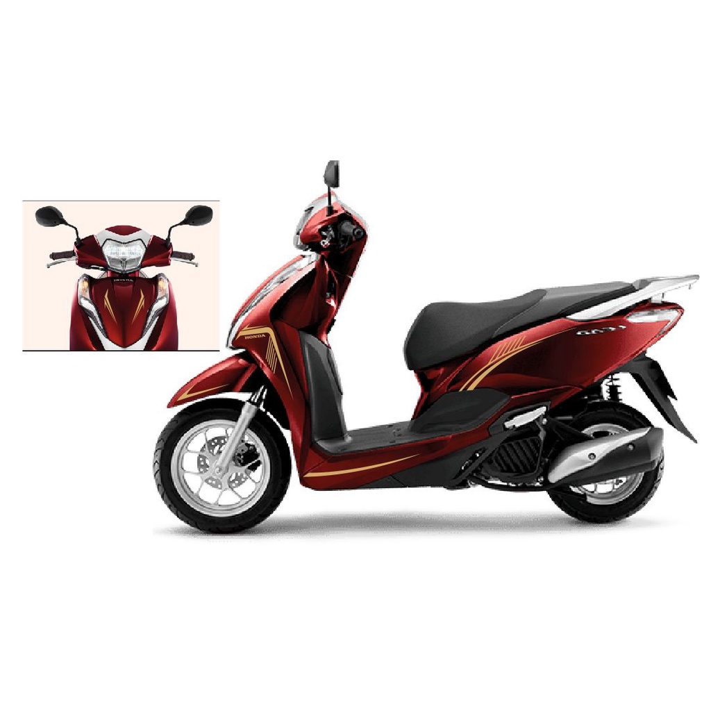 Decal dán xe trang trí tem xe LEAD nhiều màu mới độc lạ, decan sticker LEAD 2018, 2019, 2020, Lead 2021