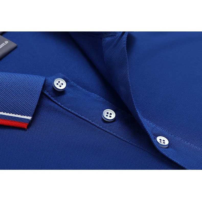 Áo polo nam trơn vải cotton cao cấp mềm mịn ngắn tay phong cách trẻ trung sang trọng lịch lãm Healthy Fiber