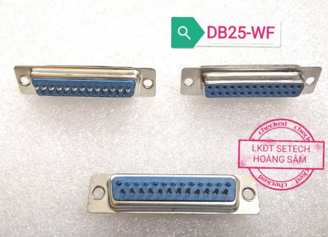 Đầu DSUB DB9 DB15 DB25 DB37 màu xanh các loại nối dây