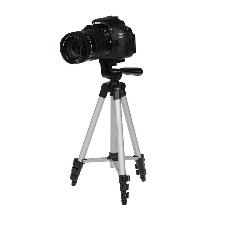 Gậy chụp hình Tripod 3110, 3120 tặng túi dây rút và kẹp điện thoại máy ảnh chụp hình sản phẩm live tream kèm remote