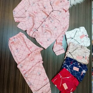 Bộ satin lụa tay dài bisgize