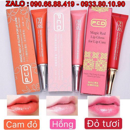Dưỡng Kích màu Môi chính hãng PCD 20ml - Đỏ, Cam, Hồng