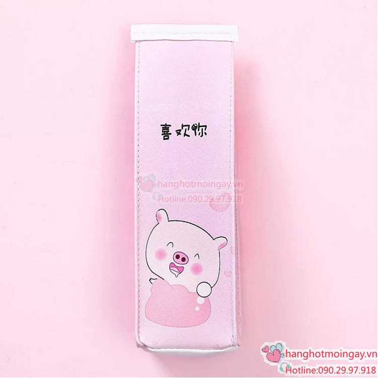 hộp bút hộp sữa đáng yêu hình heo siêu cute HB35