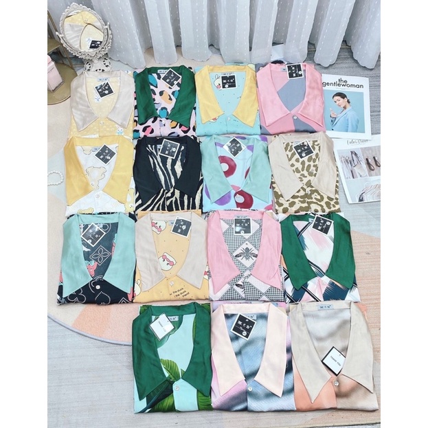 Đồ bộ pijama lửng ngố mặc nhà Lụa cao cấp (dưới 62kg)